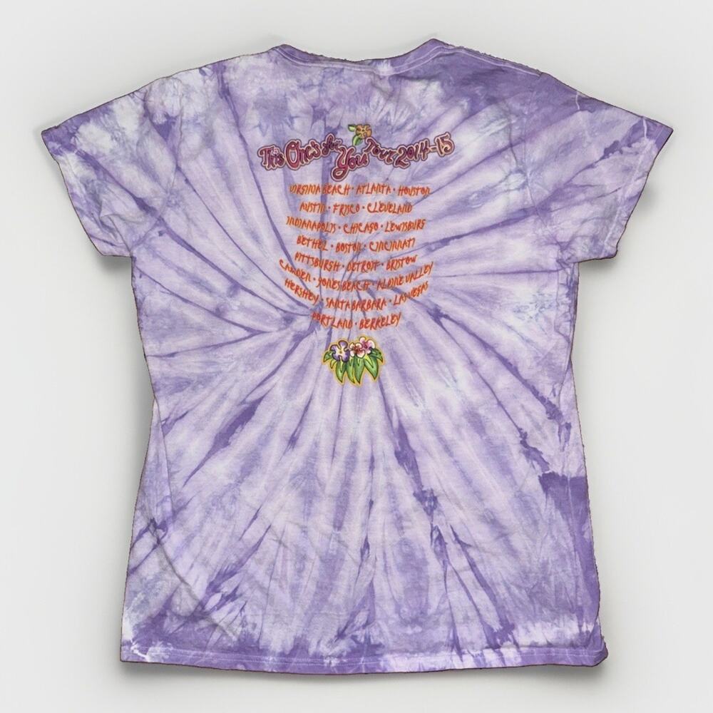 Jimmy Buffett Tour T-Shirt Purple Tie-Dye 2014 Tour 19x26 XL - Picture 4 of 5